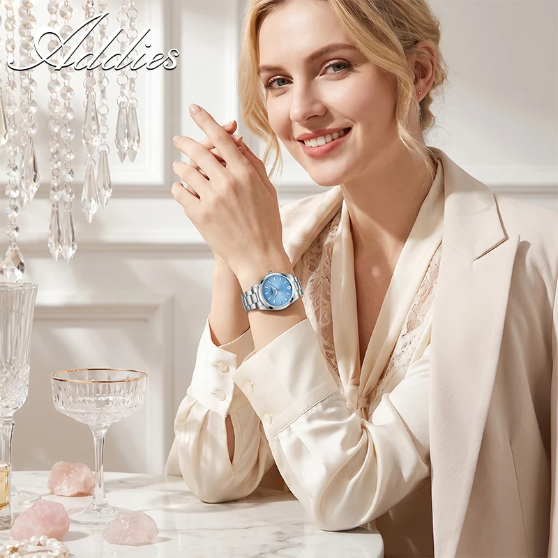

ADDIES Vintage Women's Watches 31mm Luxury Sapphire BGW9 Ultra-Bright Luminous Quartz Watch New 50m Waterproof Dress Watches