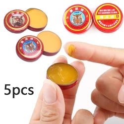 3/5Pcs Gold Tower Tiger Balm Ointment Massage Muscle Rub Aches Cool Cream Chinese Tiger Balm Oil For Adults Pain Relief Ointment
