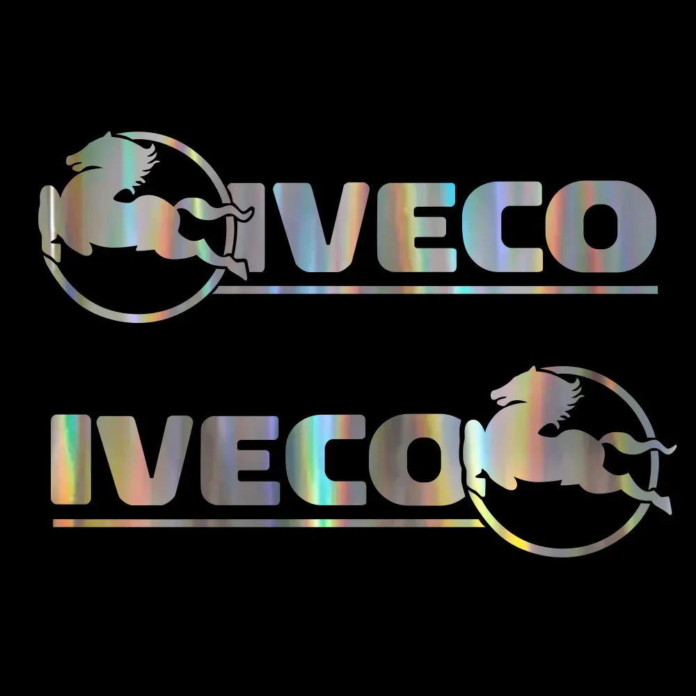 2pcs for Iveco Vinyl Transfer Decal Sticker  Van, Truck, Lorry Graphics