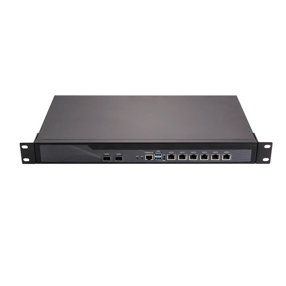 Dispositivo de red Rackmount Firewall 1U, HUNSN RS48, 3ª generación, OPNsense, VPN, 6x2,5 GbE, I226-V LAN,2 x SFP + 82599ES, 10 Gigabit