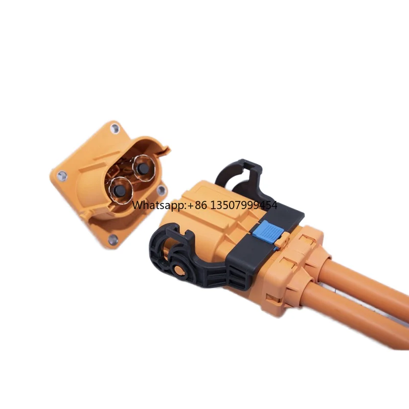 

IP67 Quick Connect EV Power Connector - 8mm High Current 2 Pin HVIL a Key Socket