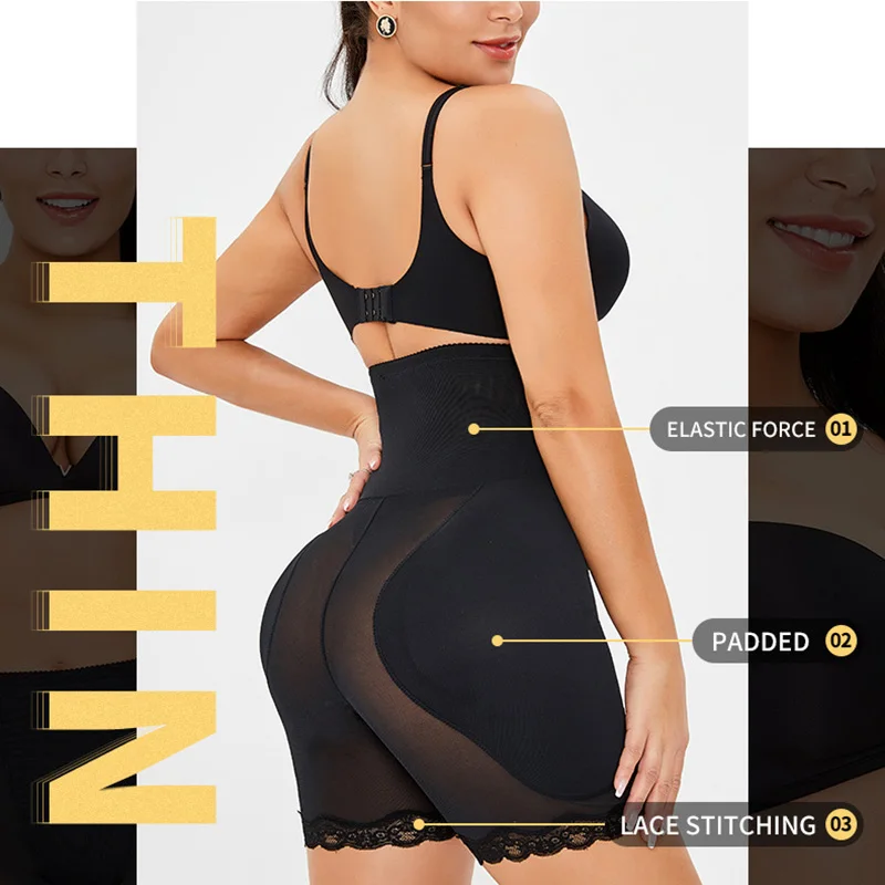 Fake Ass Gewatteerde Hip Enhancer Body Shaper Tummy Controle Slipje Afslankende Broek Taille Trainer Shaper Vrouwen Jurk Booty Butt Lifter