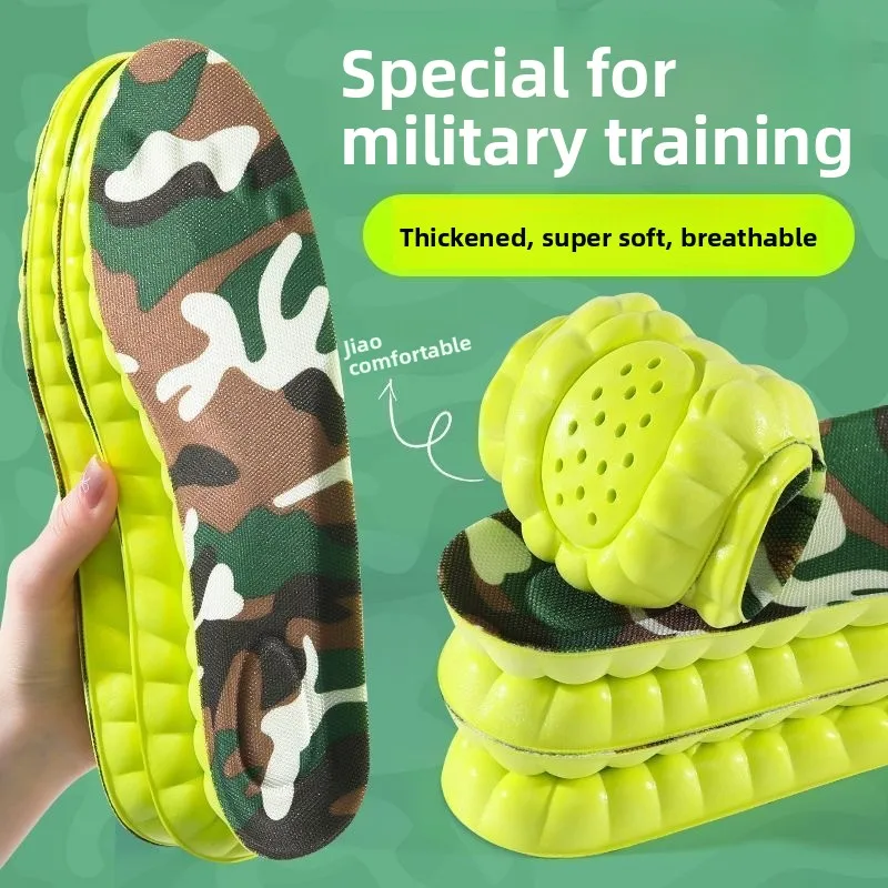 Cloud‑Like Super Soft Sports Insoles Deodorant Breathable Sweat Absorbing Shock Absorbing Long‑Standing & Running Pain Relief