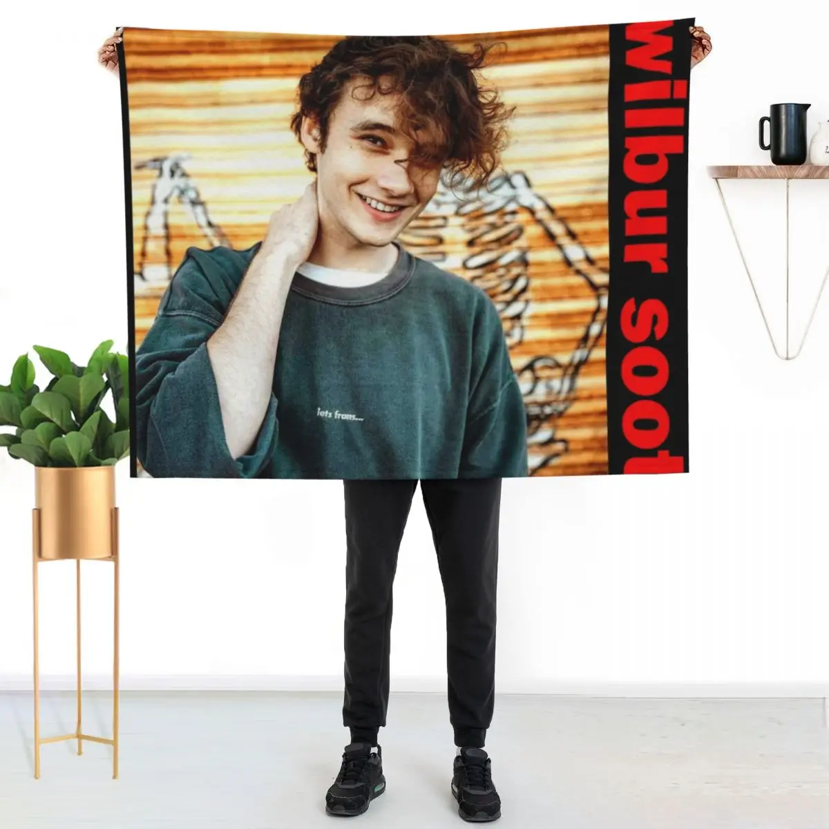

Wilbur soot Throw Blanket Cozy Home Blanket Gift for Christmas Holiday