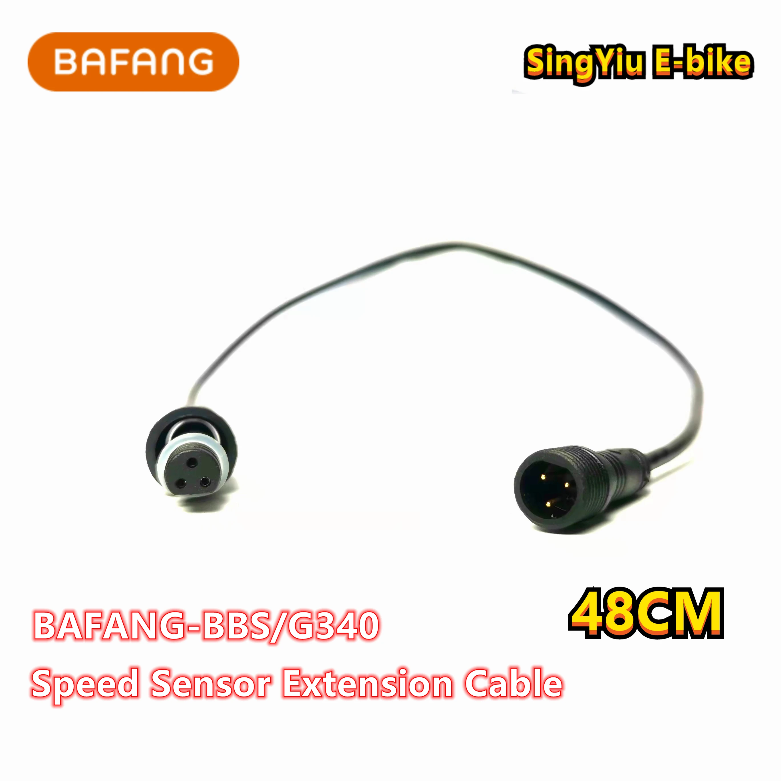 

Удлинительный кабель датчика скорости двигателя BAFANG-Central, 8FUN, BBS0102, BBSHD, G340, Длина 48 см