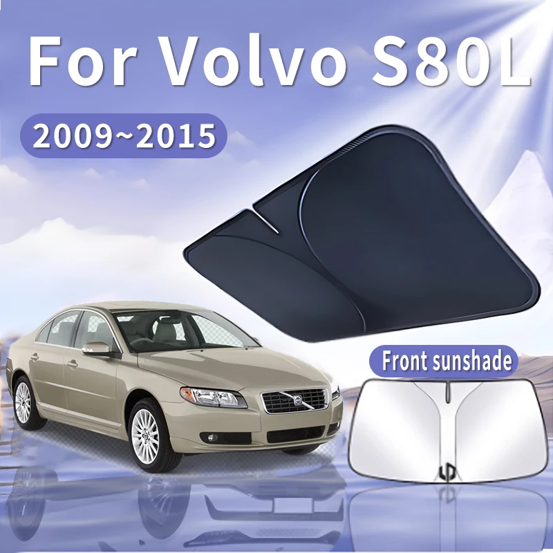 

Foldable Car Sun Visor For Volvo S80L 2009~2015 2010 Front Windshield Sunshade Heat Insulation Summer Cooling Auto Accessories
