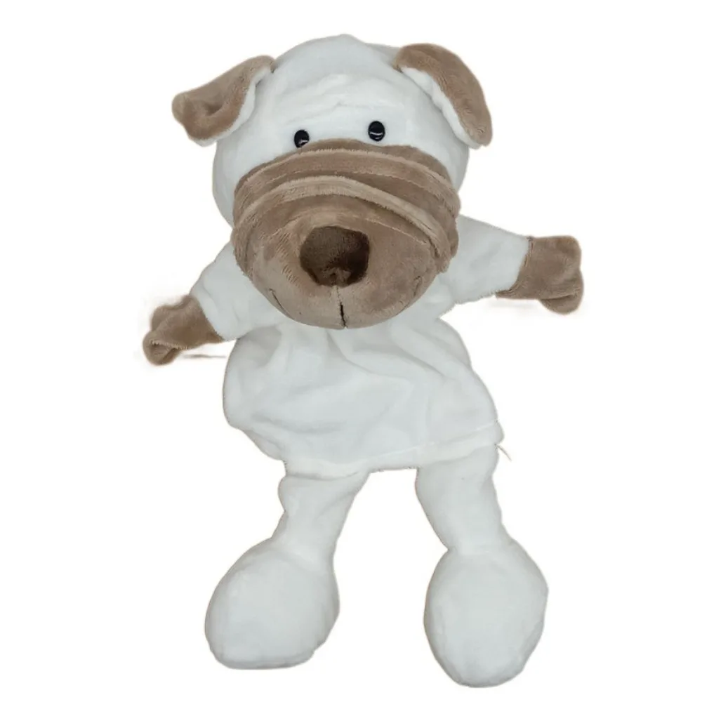 Animali della giungla Burattino a mano animale Educazione precoce Animali di peluche Mano Leone Elefante Maiale Puntelli interattivi Marionette da dito a mano