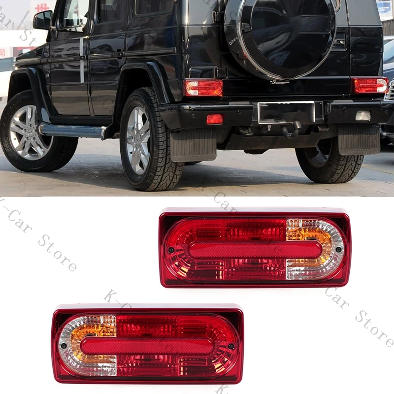 For Mercedes Benz G-Class W463 G500 G550 G55 G63 LED Brake Light Rear Bumper Light Fog Turn Signal Taillights Car Accessories
