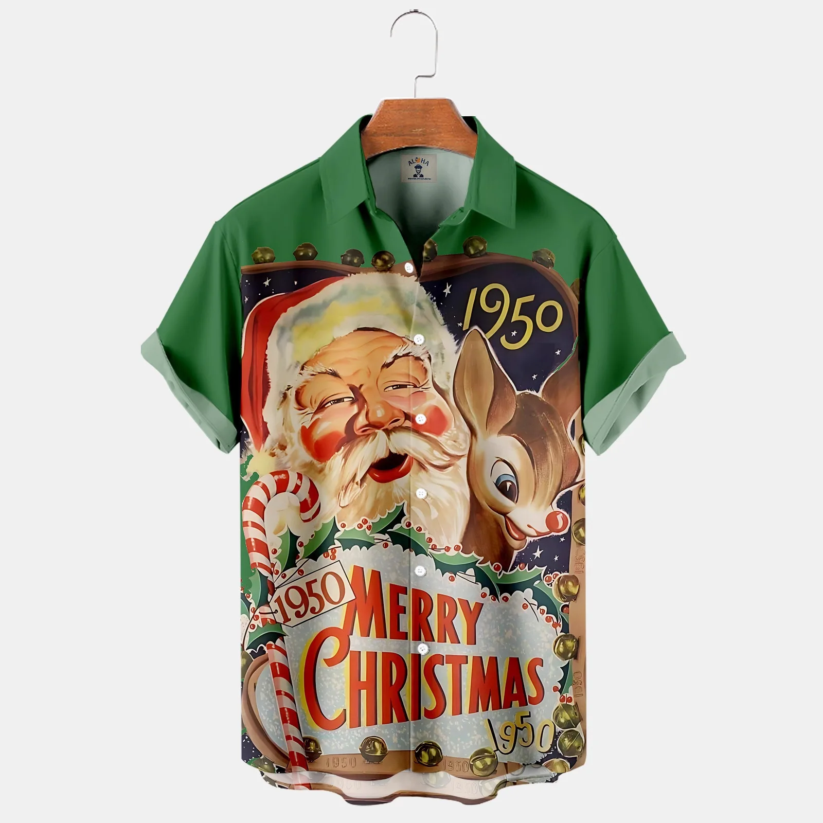 

Рождественская трансграничная внешняя торговля с короткими рукавами и круглым вырезом с принтом Гавайская рубашка с 3D цветами Независимая рубашка Amazon