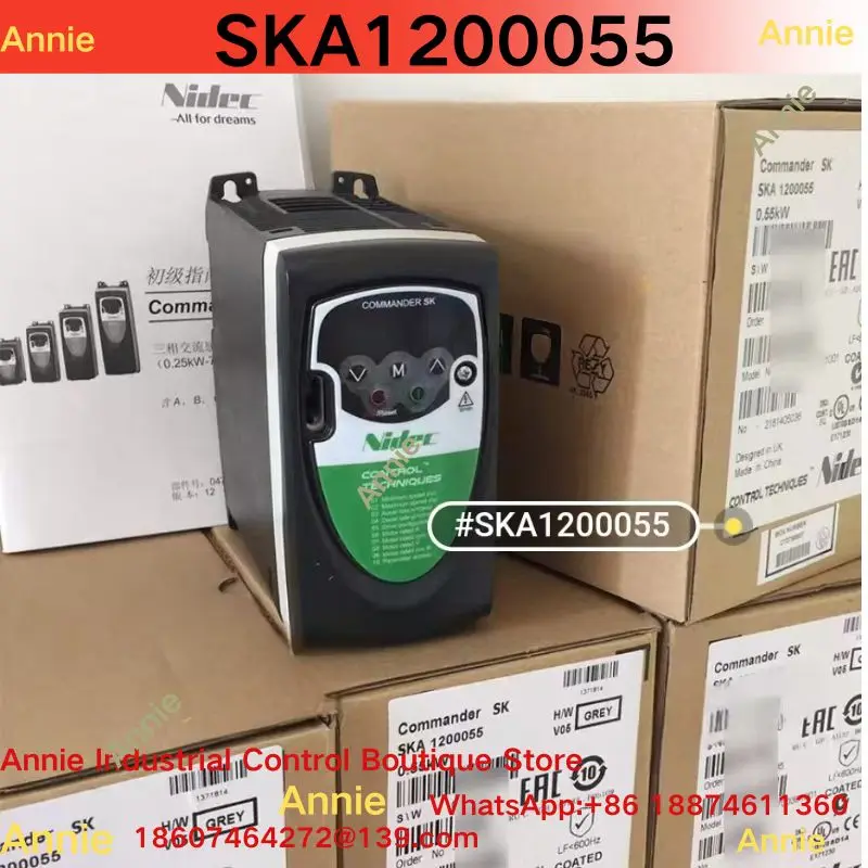 brand-new   Frequency converter SKA1200055, with a power of 0.55 kW