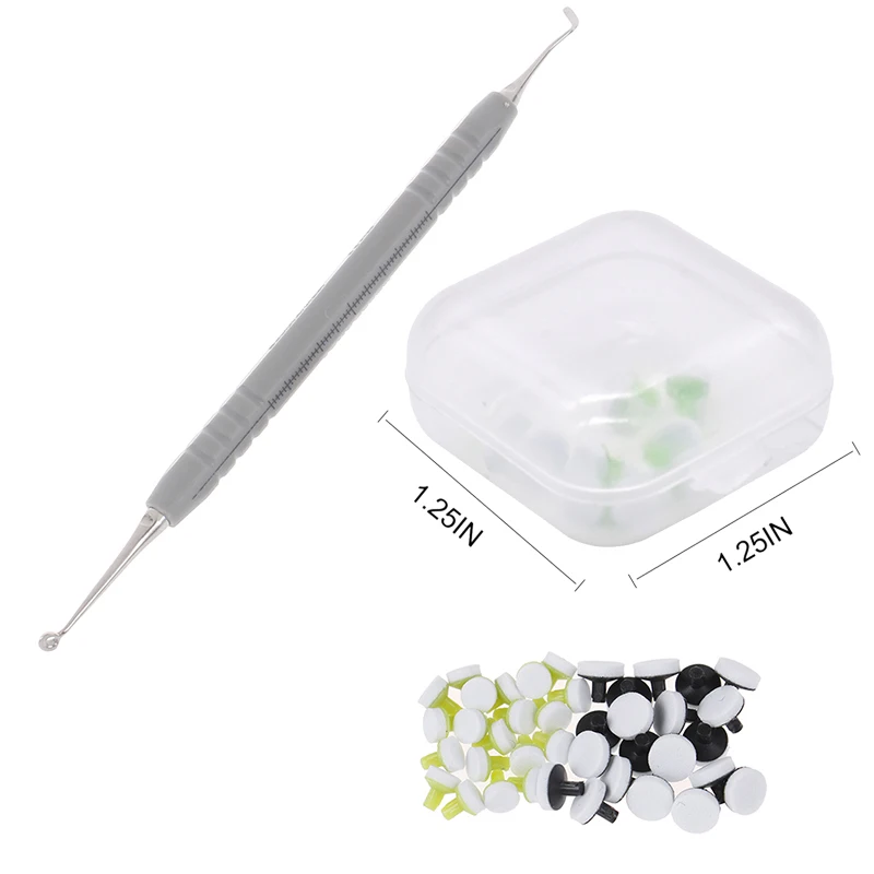 Dental Composite Light Cure Resin Holder Optrasculpt Foam Pads L/S Resin Molding Instruments Composite Mixing Handle