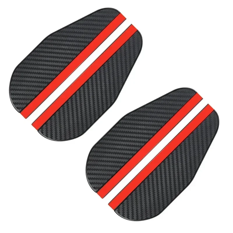 2/4pcs Carbon Fiber Car Rearview Mirror Rain Eyebrow Sun Visor Shade Cover Protector - Clear Vision Rain Car Mirror Accessory