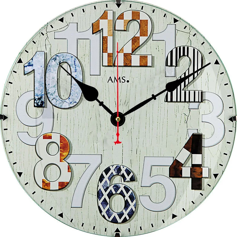Reloj de pared redondo Simple Vintage, sala de estar, dormitorio, cocina, decoración del hogar, reloj de pared, reloj de cuarzo silencioso, artículos de decoración del hogar