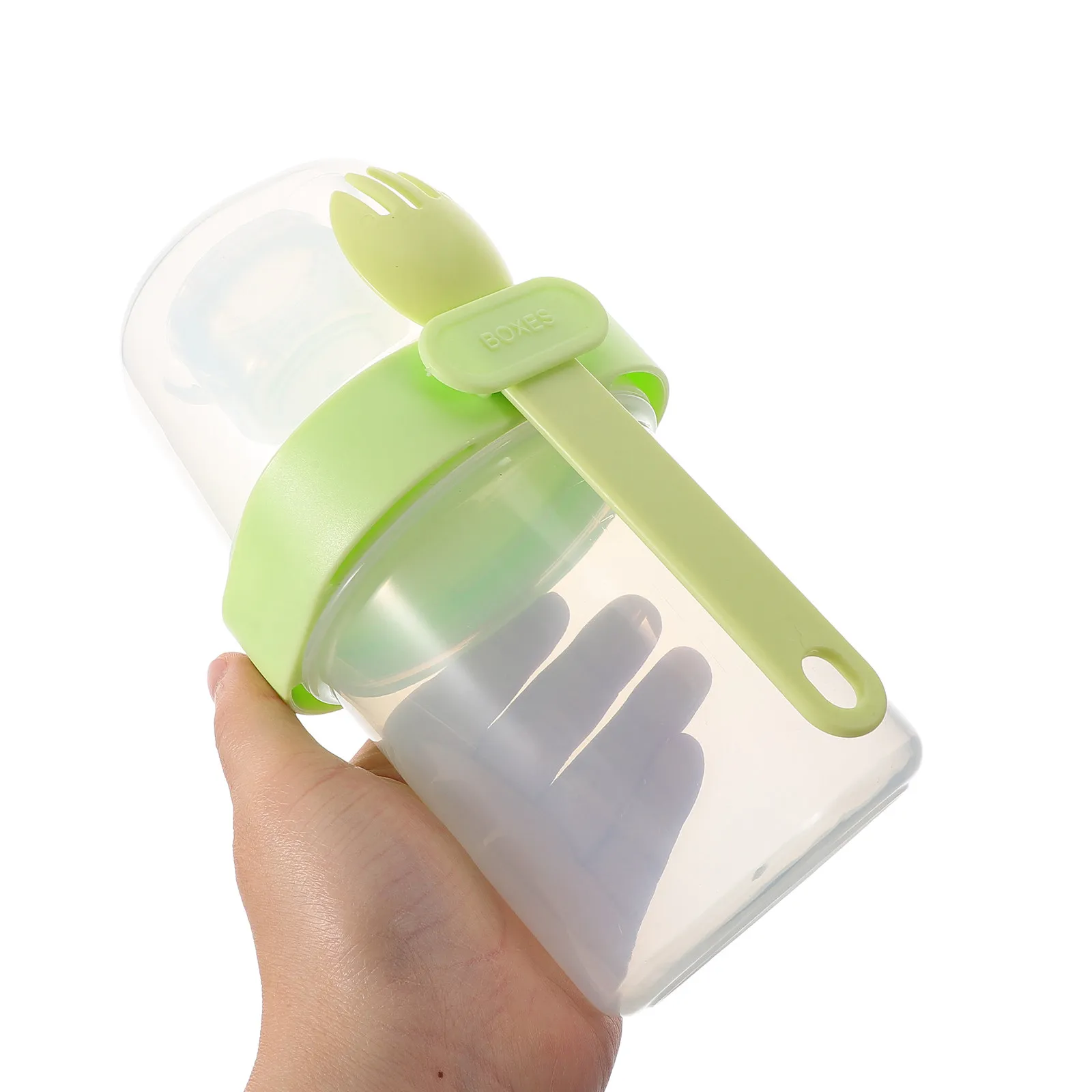 

1 шт. портативная чашка для овсянки с двойными стенками, герметичный контейнер для завтрака на ходу, многоразовая миска для йогурта и хлопьев