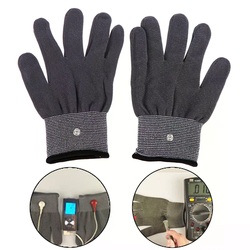 Tool Conductive Electrotherapy Massage Electrode Gloves Relax Hand Massager High-quality Durable