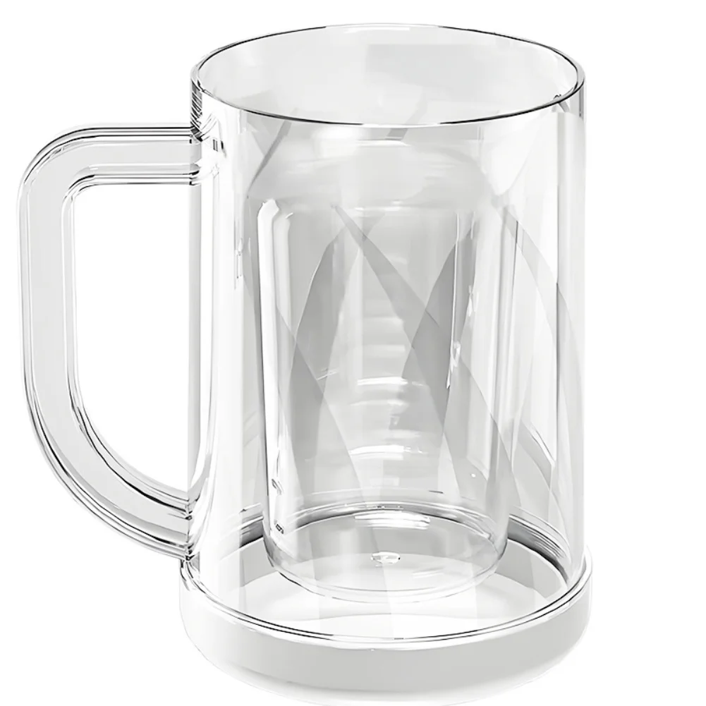 

Summer Beverage Cooling Cup Double Layer Insulated Large Capacity Cold Drink Cup for Iced Tea Beer and Cocktails