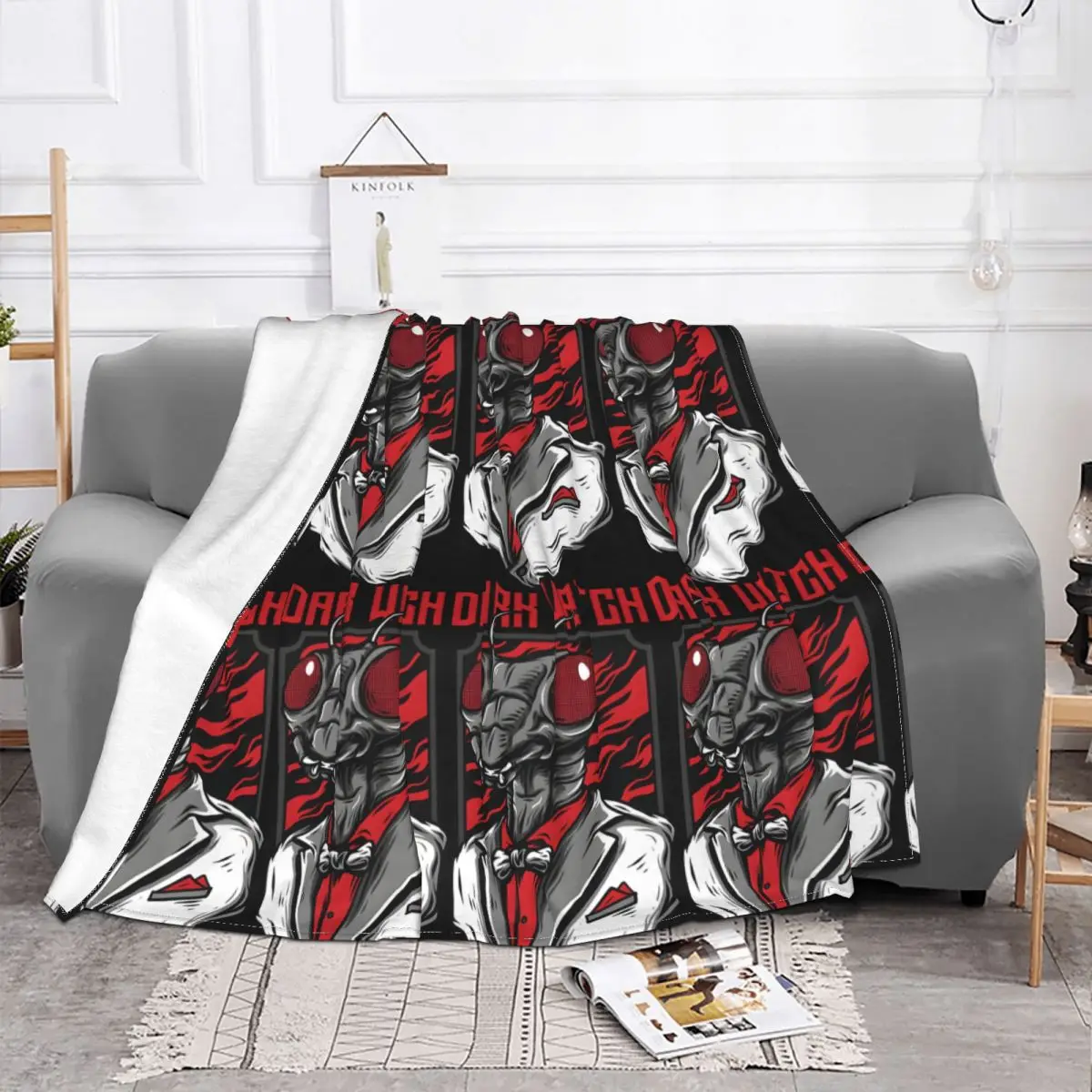 Dark Watch Ant Sticker Blanket Marvel Ant Man Flannel All Season Cute Ultra-Soft Throw Blankets For bed Plush Thin Quilt