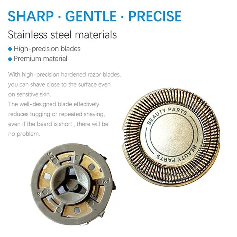 AB43-15X SH71 Replacement Shaving Heads For Norelco Shaver Series 7000 And Angular-Shaped Series 5000, SH71/52