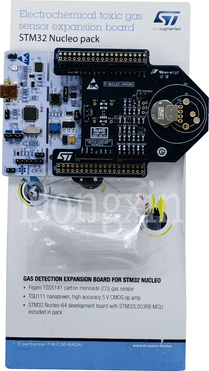 Spot P-NUCLEO-IKA02A1 multifunctional sensor development board STLM20, TGS5141