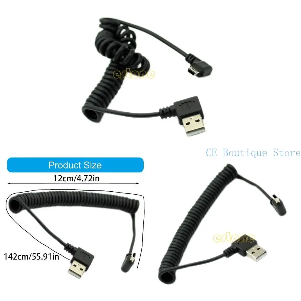 

652f USB 2.0 A MALE -MINI USB 5 -булав