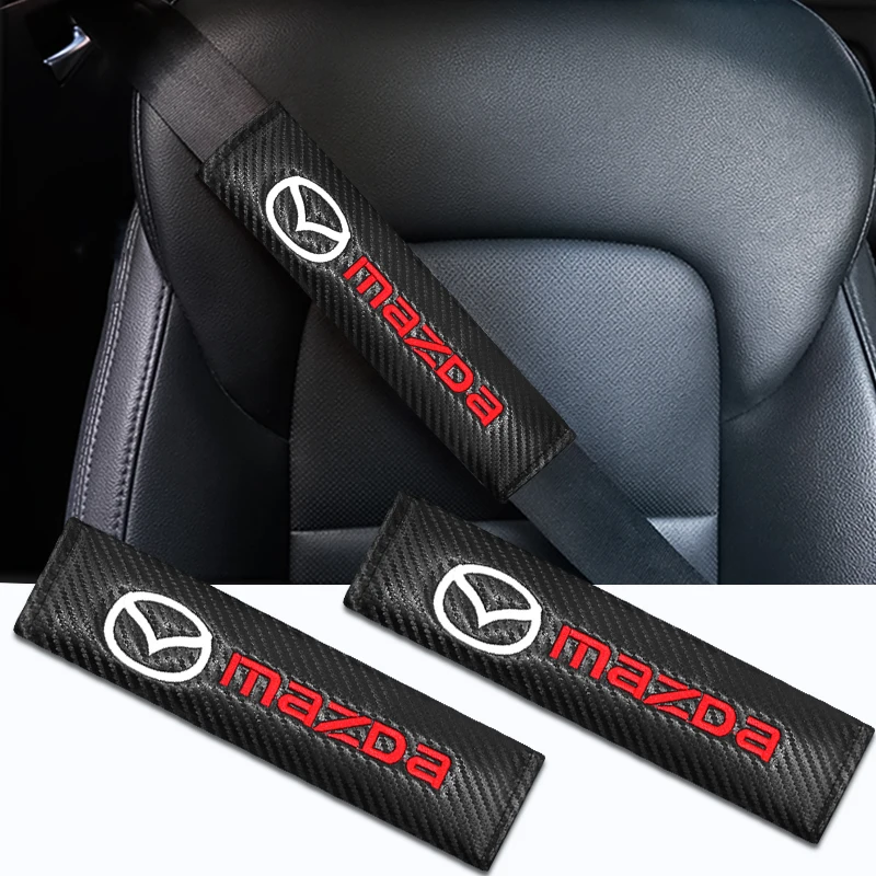 

Mazda Car Seat Belt Cover Shoulder Protector Cushion Pads Interior Compatible with 3 6 2 Axela Demio Atenza CX-5 CX-3 CX-30 MX5