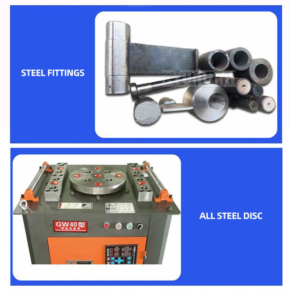Steel bar bending machine, round steel and threaded steel bending machine, electric CNC bending machine