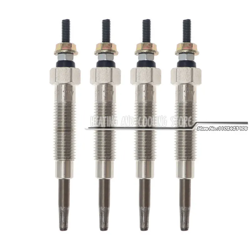 4 Pcs/Set Glow Plugs Car Heater Glow Plugs For Mitsubishi /SHOGUN 1994-2000 /PAJERO /2.8 /4M40T /4M40 /GP5501/Gp7554 Glow plug