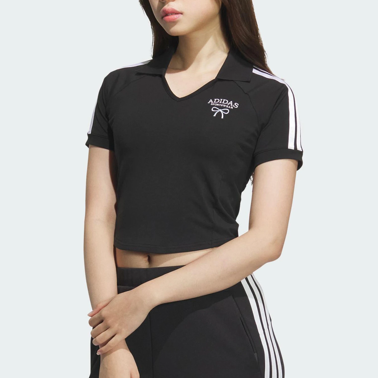 

Adidas genuine DANCE POLO TEE Women's Cropped Polo Shirt KE5800