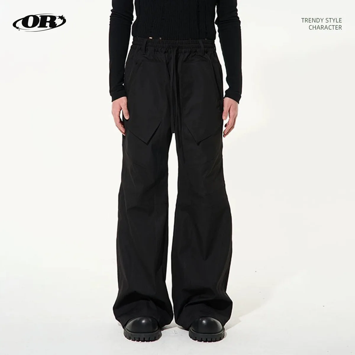 

OR FL Women's Trendy Brand Design Sense American Style Cargo Trousers Three Dimensional Cutting Adjustable Waist Circumference