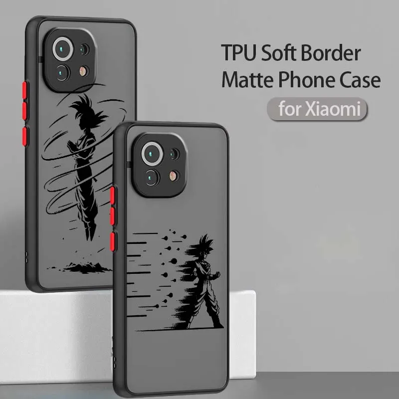 

Art Dragon Ball Cool Hot For Xiaomi 14T 13T 13 12T 12 12S 11T 11 11i 10 10T Ultra Pro Lite Frosted Translucent Phone Case