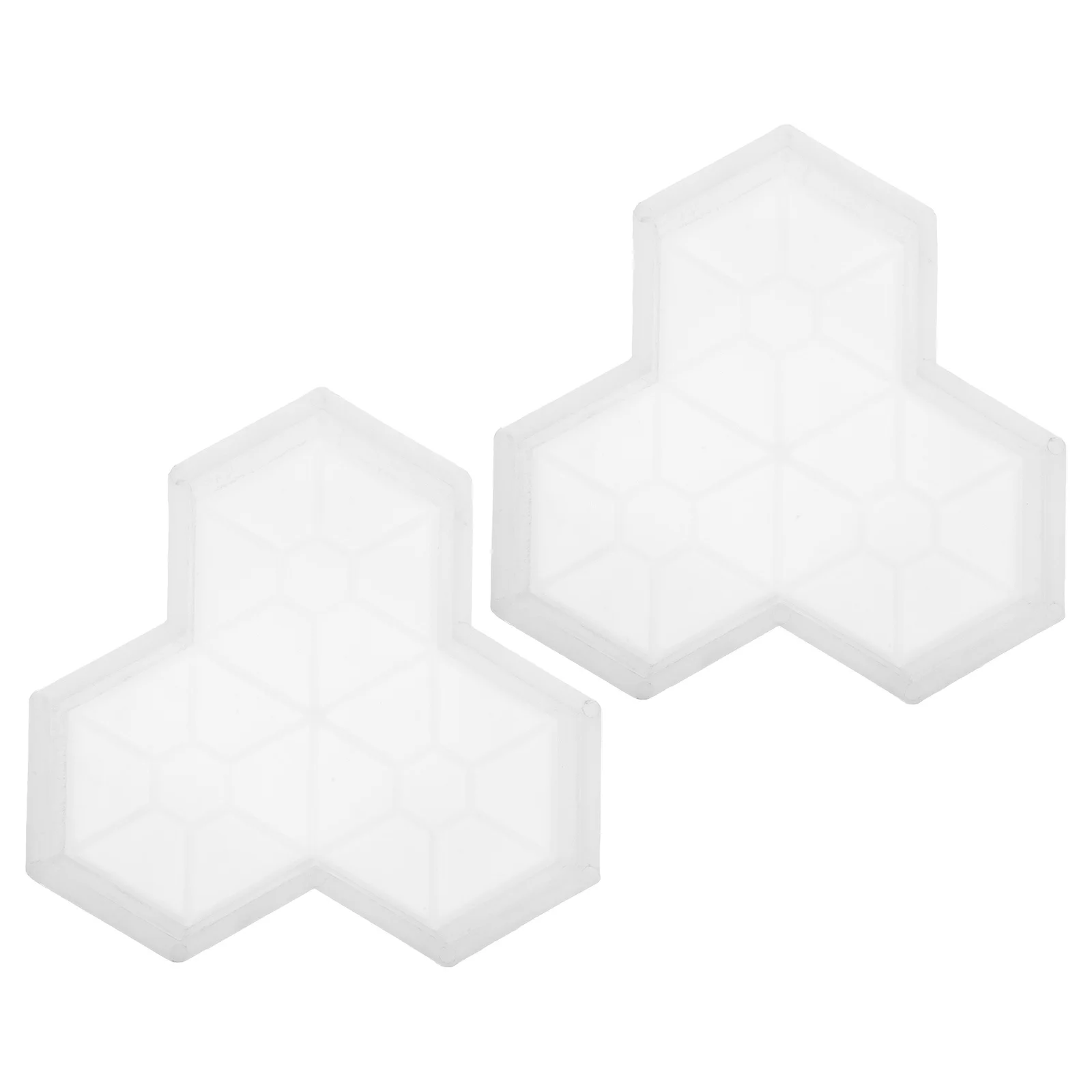 

2 Pcs Baking Molds Chocolate Donut Cake Cookie Cutters Food Fall Brick Pattern