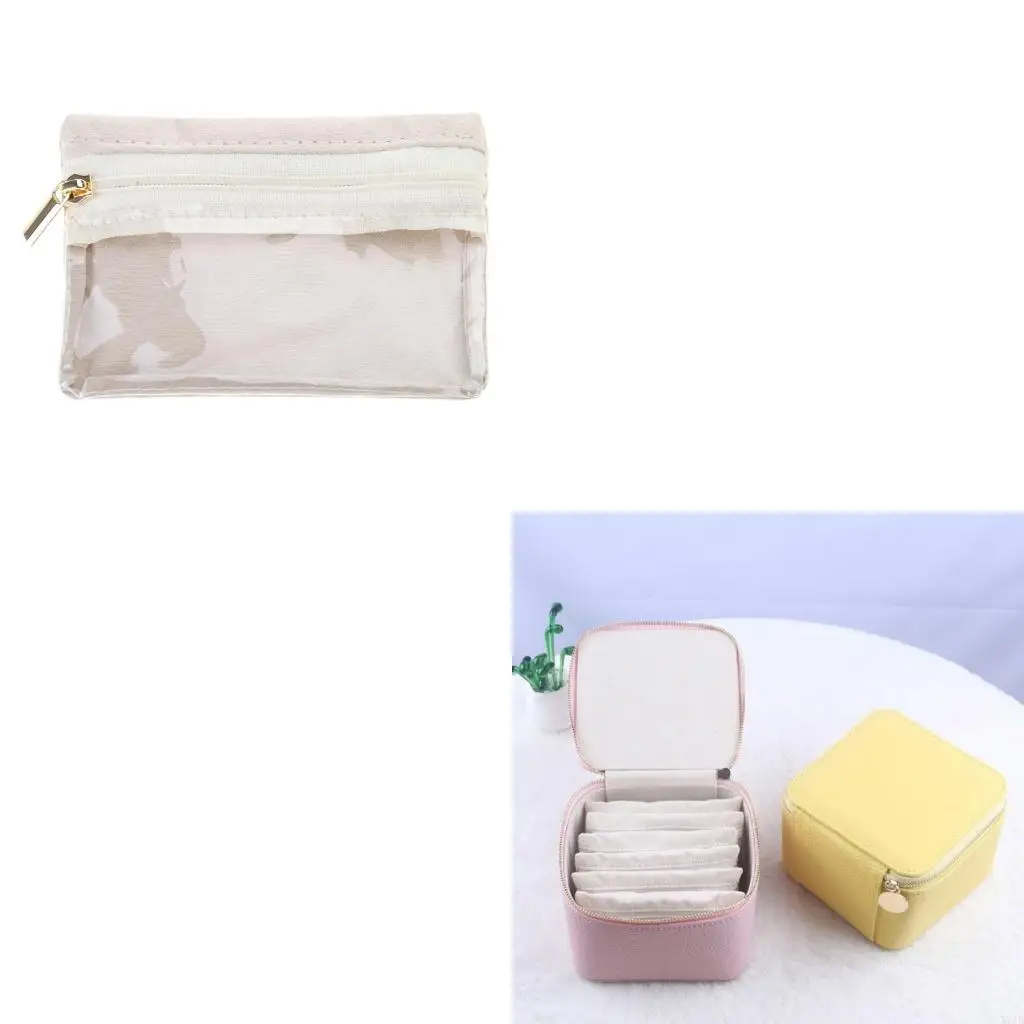 

Delicate Storage Bag Practical Jewelry Travel Bag for Earrings and Necklaces