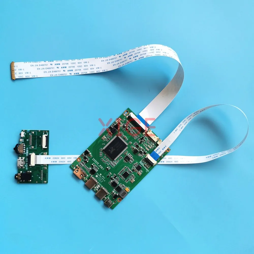 

LCD Driver Controller Board For VVX11F009G00 VVX11F019G00 Laptop Screen HDMI-Mini 30 Pin EDP 11.6" 1920x1080 2 TYPEC Kit DIY