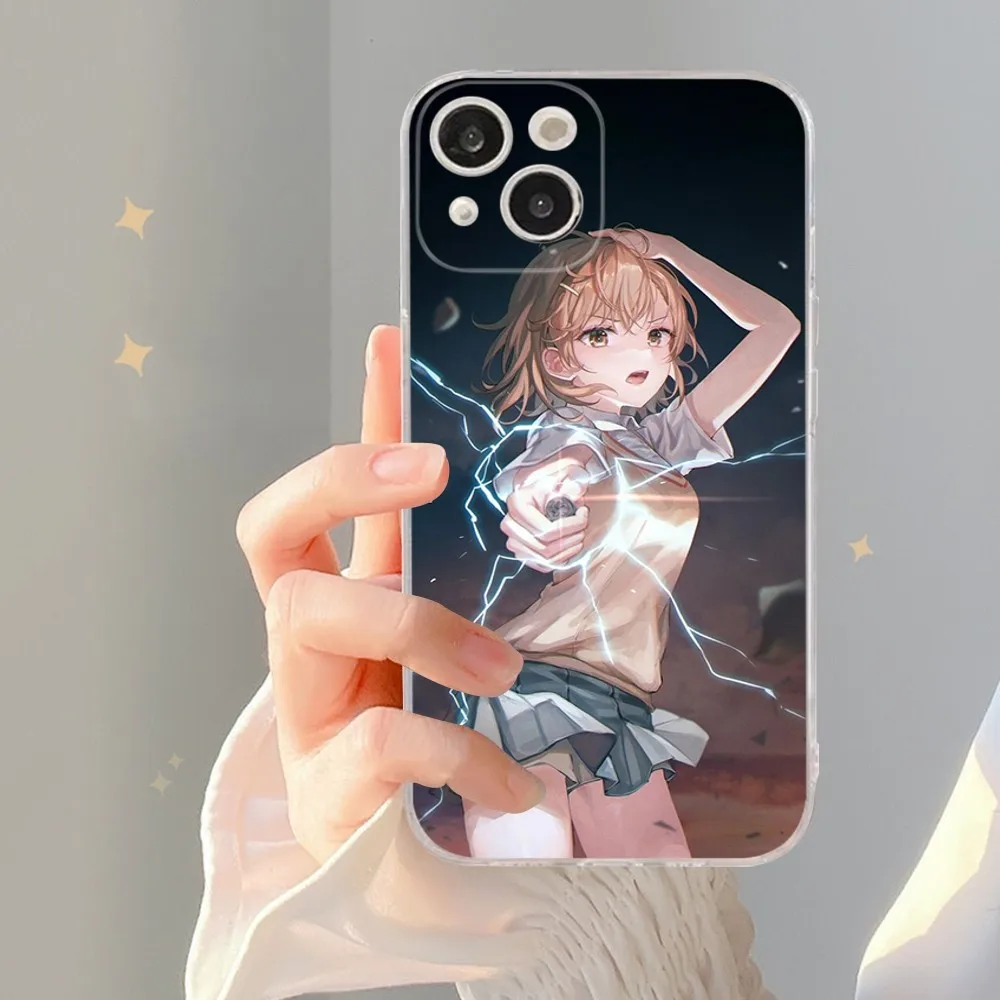 A Certain Scientific Railgun Phone Case For iPhone 15 14 11 12 13 Mini Pro XS Max Cover 6 7 8 Plus X XR SE 2020 Funda Shell