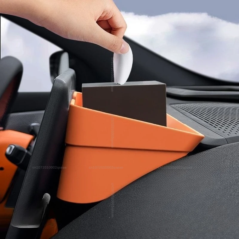 Für CHANGAN DEEPAL S05 EV 2025 2026 Aufbewahrungsbox hinter dem Bildschirm, versteckter Organizer, rutschfest, langlebig, Auto-Innenzubehör – Detail 4