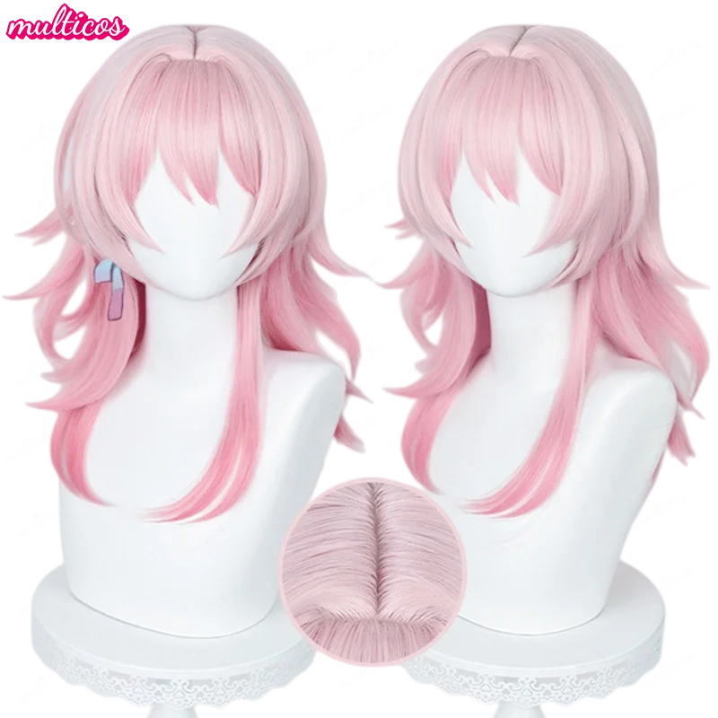 Honkai Star Rail Wigs March 7th Kafka Herta Yanqing Jing Yuan Bailu Trailblazer Himeko Cosplay Wig Anime Game Wigs + Wig Cap