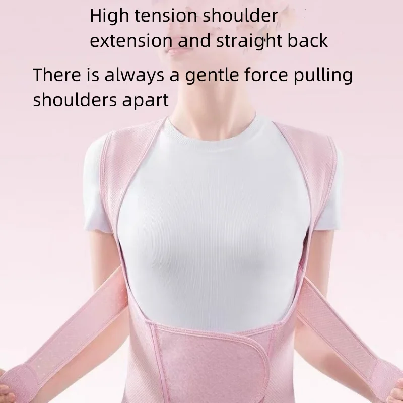 Xuanyu Jin anti-hunchback correction belt for adult women, invisible posture correction belt to correct posture, beautiful body shape, open shoulders, beautiful back, straight waist, anti-hunchback artifact, posture correction belt