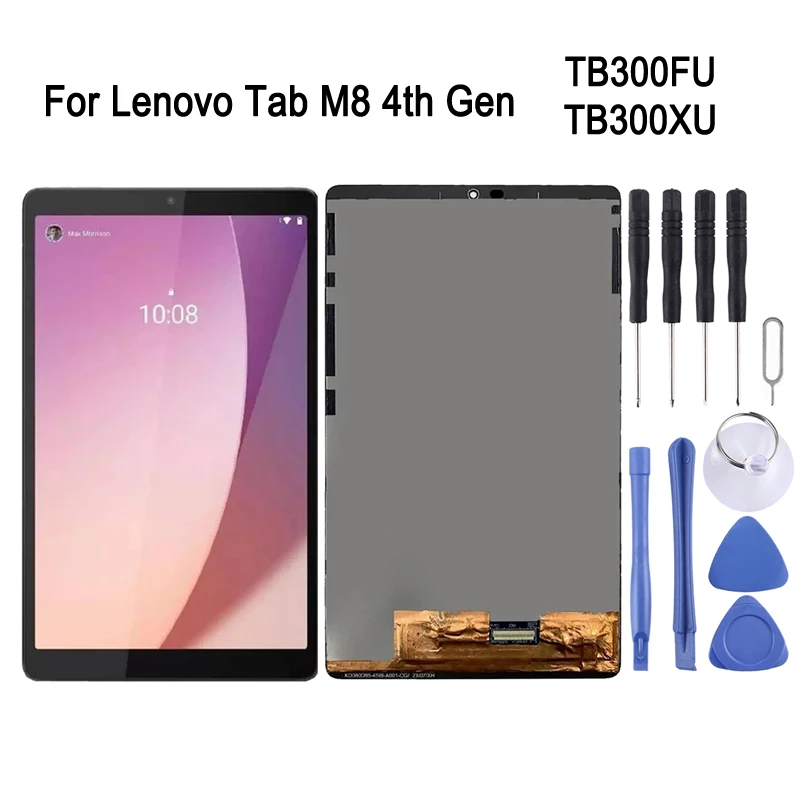 Ekran LCD TB300 do tabletu Lenovo Tab M8 4. generacji TB300FU TB300XU Wyświetlacz LCD Ekran dotykowy Digitizer, część zamienna do naprawy