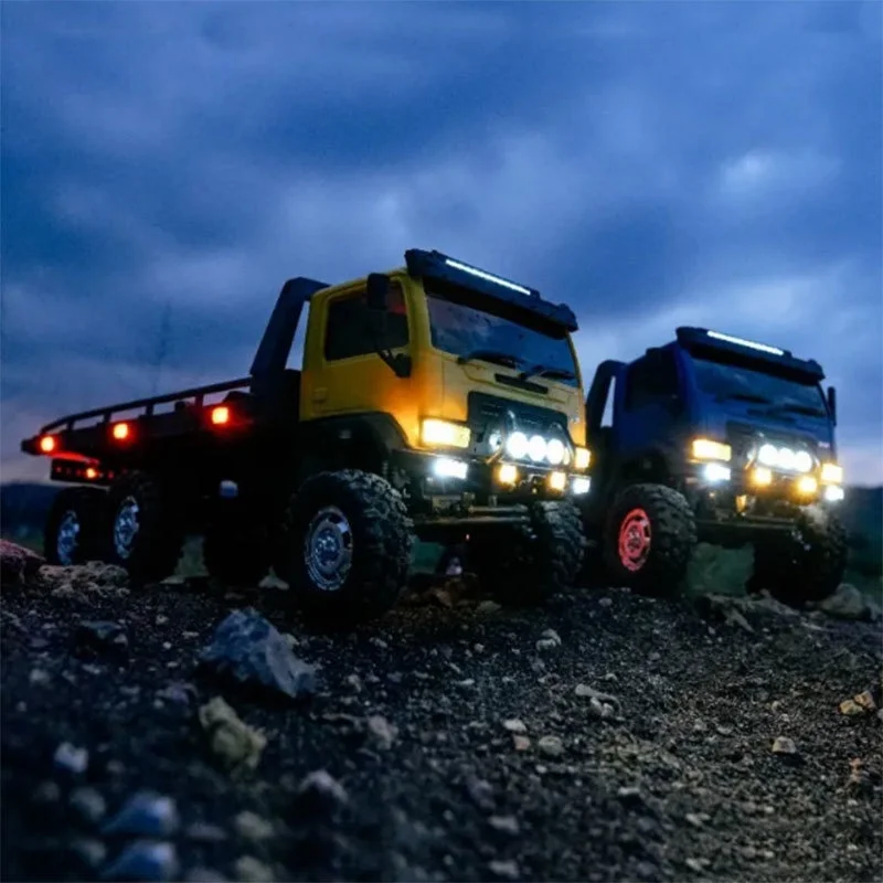 HB CR-18P ARKTOS RC Truck Fernbedienung Elektro-Flachbettanhänger im Maßstab 1:18, 6-Rad-Antrieb, Dual-Speed-Gelände-Kletterfahrzeug