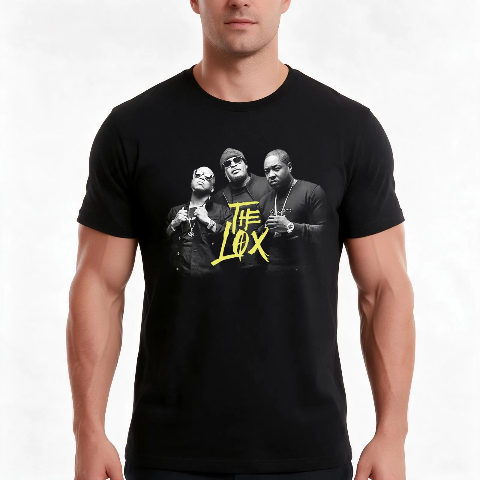 The Lox Jadakiss ?Styles P ?Sheek Louch T-Shirt Summer Casual Cotton Tee Oversized Streetwear Tops Vintage Graphic Print