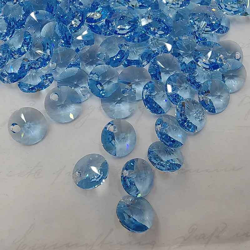 6428 Round Pendant Original Crystals from Austria Loose Rhinestone For Necklace Earrings Jewelry Making Nail Art Accessories