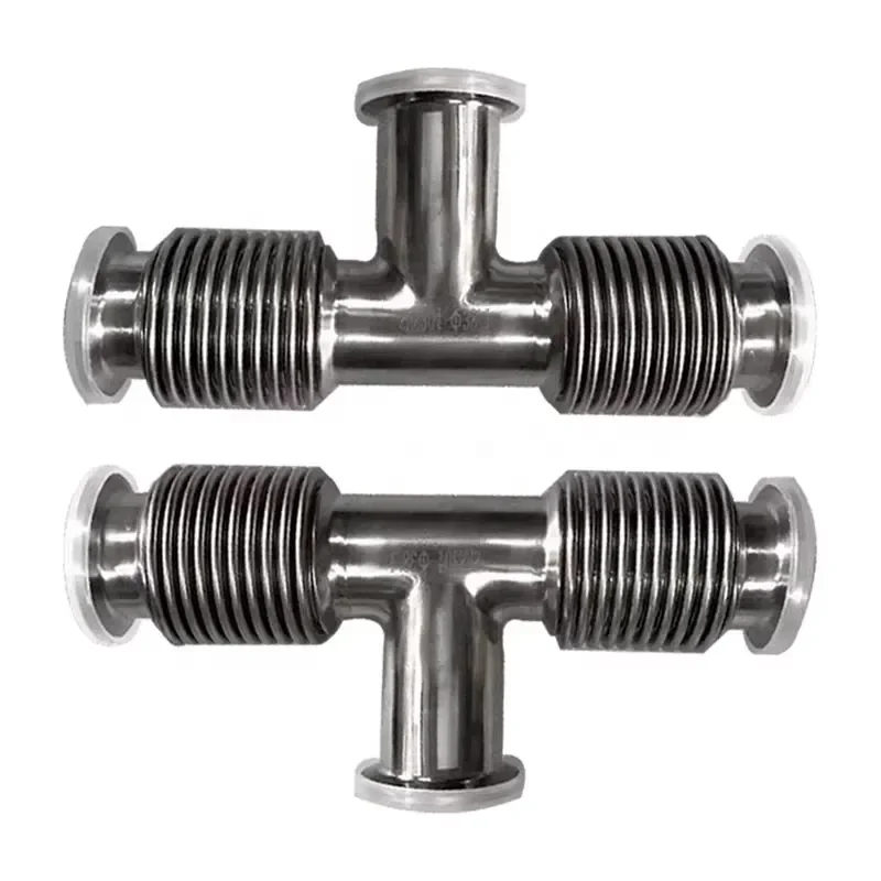 Custom Vacuum Bellows Flexible Hose Tee Elbow Connector Industrial Rubber Expansion Joint for Pipeline System Protection