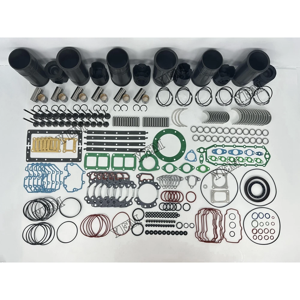 

6D125 Overhaul Kit With Valves 6151-31-2710 For Komatsu Diesel Engine Parts