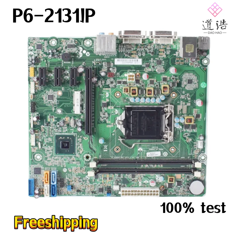 

Материнская плата 696233-001 для HP Pavilion P6-2131JP 698346-501 LGA 1155 DDR3 H61, материнская плата на 100% протестирована, полностью работает