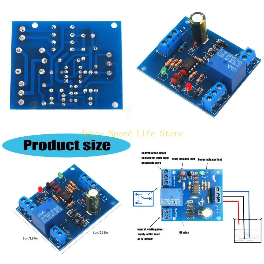 

02DA Water Automatic Drain Fill Circuit 9V 12V Power Compatible