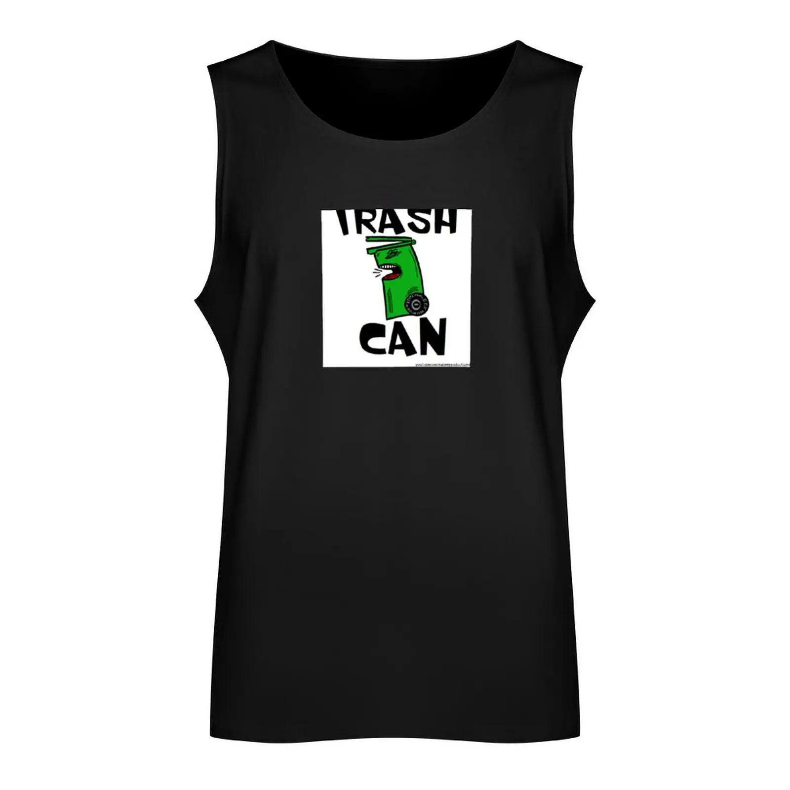 Trash Can Logo Tank Top summer Muscle fit best selling products gym shirt men