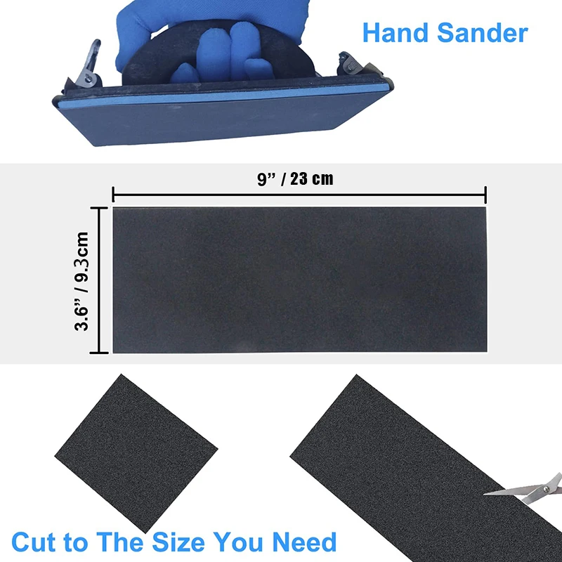 10/20/50 قطعة مجموعة ورق الصنفرة 60-5000 حصى ورق الرمل الرطب/الجاف الرملي ورقة جلخ أدوات النجارة سيارة معدنية البلاستيك تلميع