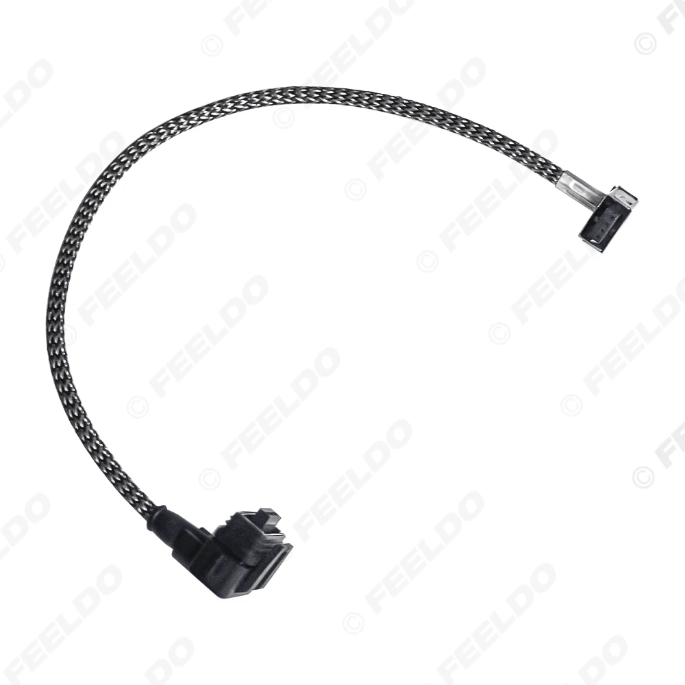 FEELDO 2pcs Car HID Xenon Bulb Ballast High Voltage Wire Harness for D1S D1 D3 D3S Xenon Headlight Relay Cable Adapter #HQ5988