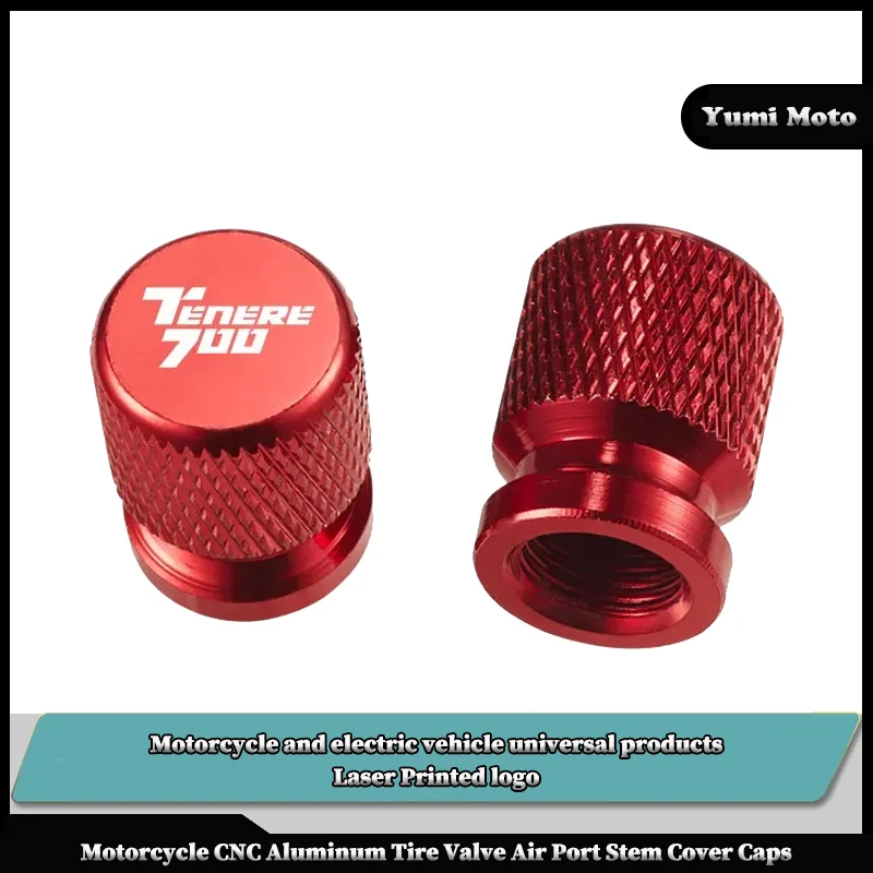 

2Pcs Motorcycle CNC Aluminum Tire Valve Air Port Stem Cover Caps For YAMAHA Tenere700 T7 XTZ700 TENERE 700