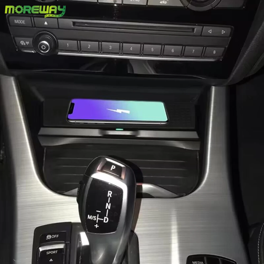 

Беспроводная зарядная панель 15 Вт для BMW X3 X4 F25 F26 2011-2017, быстрая зарядка телефона, держатель для мобильного, автомобильные аксессуары для интерьера